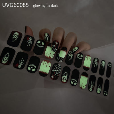 Pegatinas de Gel UV Semicuradas - Parches de Uñas Profesionales - Image 82