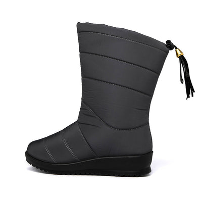 Botas de Nieve para Mujer con Borlas Impermeables y Suela Antideslizante - Image 10
