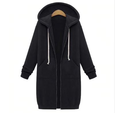Abrigo Sudadera Térmica con Capucha para Mujer - Tela Gruesa de Invierno - Image 6
