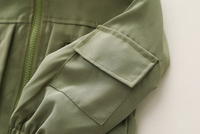 Chaqueta de Trabajo Infantil con Forro Polar y Costuras Reforzadas - Image 12