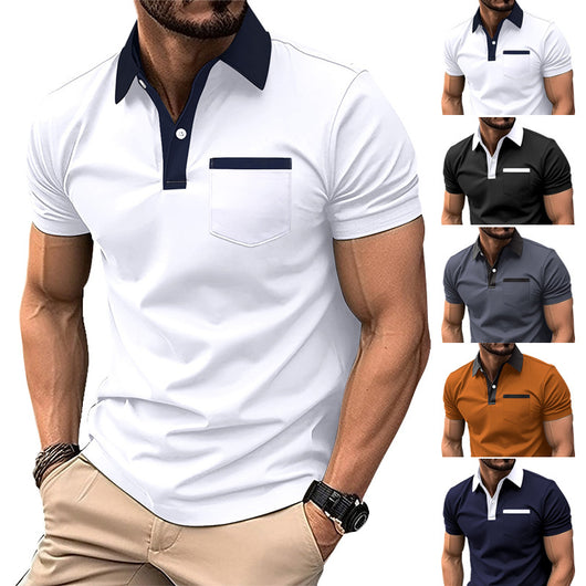 Polo Slim Fit con Bolsillo de Solapa para Hombre - Image 13