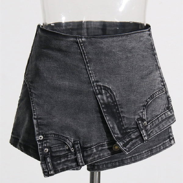 Shorts Vaqueros Personalizados para Mujer con Costuras Diseño