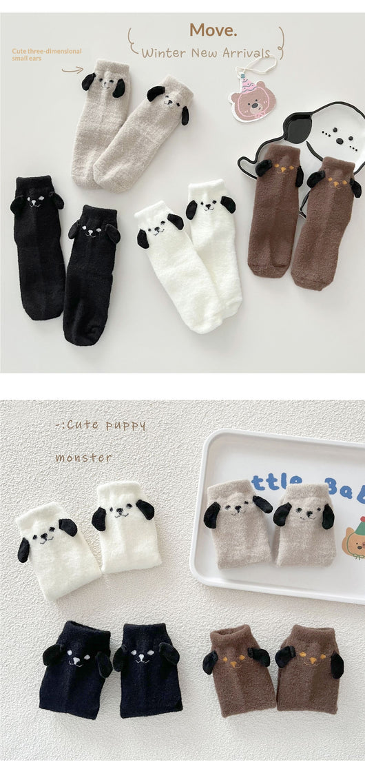 Calcetines Invierno Niños y Niñas Forro Polar Australiano Gruesos - Image 14