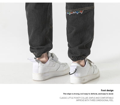 Pantalones Hombre Corte Relajado Ajuste Cónico - Image 13