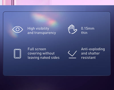 Protector de Pantalla Curvo Anti Explosión para P40 - Película Suave Negro - Image 17