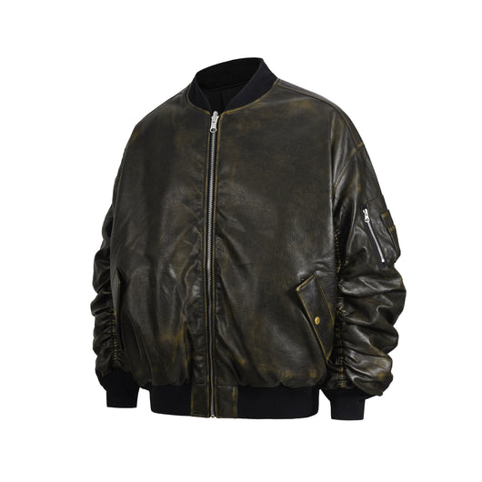 Chaqueta Acolchada Estilo Piloto Americano en Algodón - Image 5