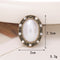 Jeans Button Hole Shoes Diy Accessories Bright Crystal Classic Estilo Ornament Accessories Upper Pearl Flower C448 Transparente