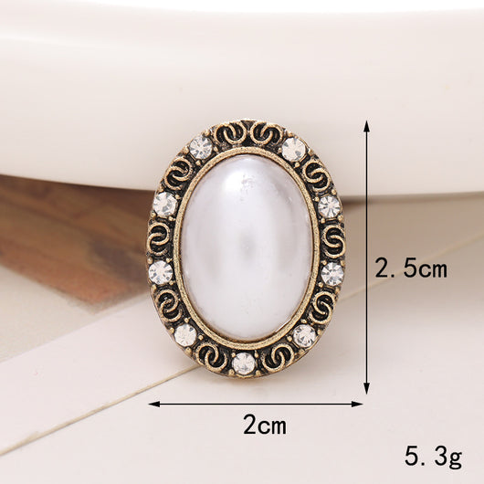 Adornos de Cristal Brillante para Zapatos - Accesorios DIY Estilo Clásico con Flor de Perla - Image 24
