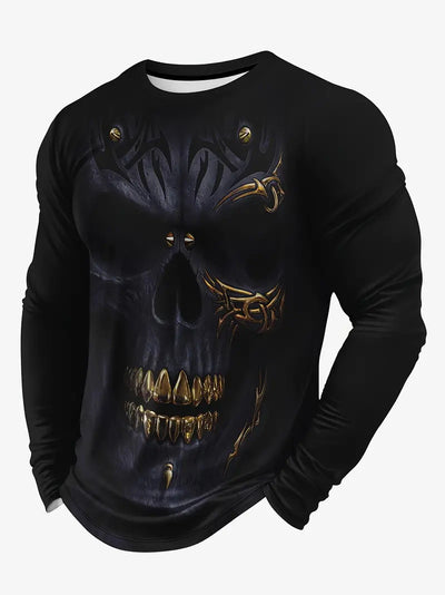 Camiseta Manga Larga Hombre Estilo Trendy Primavera Otoño - Image 24