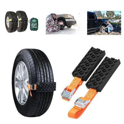 Cadenas para Nieve de Emergencia - Tracción Segura en Invierno