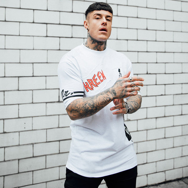 Camiseta Hombre Manga Corta Suelta y Cómoda