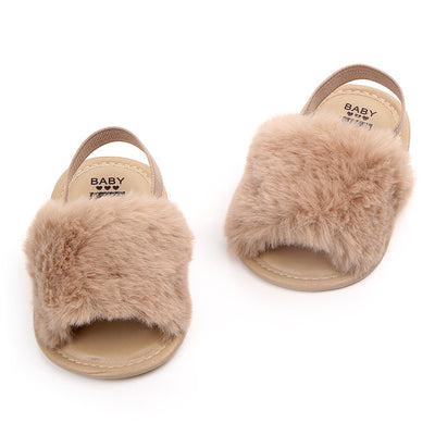 Sandalias para bebé multicolor con suela suave y elástico cómodo - Image 11