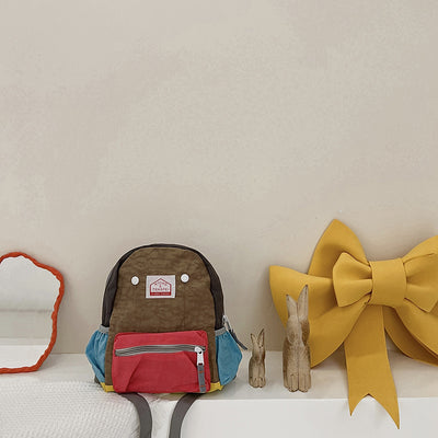 Mochila Infantil de Lona, Simple y Ligera con Protección de Columna para Niños y Niñas - Image 19