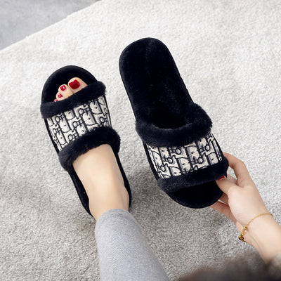 Pantuflas Cálidas para Mujer con Pelaje de Conejo - Antideslizantes y Elegantes - Image 15