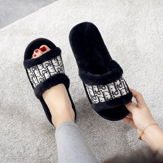 Pantuflas Cálidas para Mujer con Pelaje de Conejo - Antideslizantes y Elegantes - Image 15