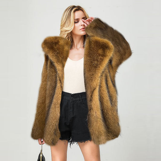 Abrigo Midi Cálido para Otoño e Invierno - Conjunto de Chaqueta Elegante