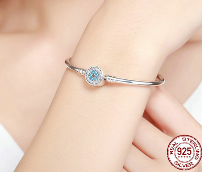 Pulsera de Plata Esterlina 925 con Diamantes Completos - Accesorio Encanto Elegante para Mujer - Image 5