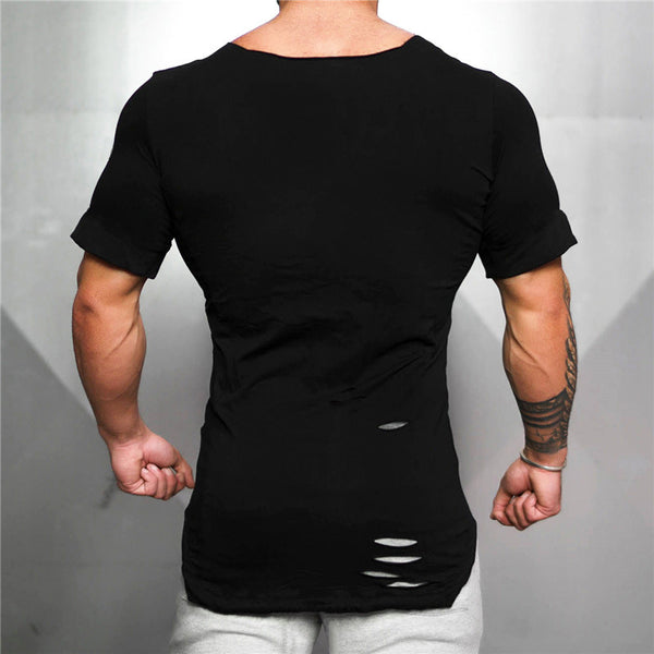Playera Deportiva Slim Fit de Manga Corta