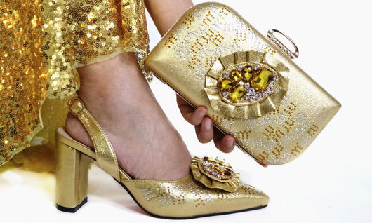 Zapatos de Punta Francesa con Bolso Coordinado - Image 10