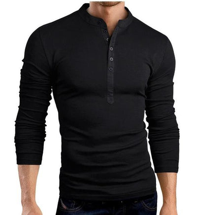 Blusa Slim Cuello en V Profundo Manga Larga Color Sólido - Image 8