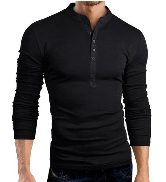 Blusa Slim Cuello en V Profundo Manga Larga Color Sólido - Image 8