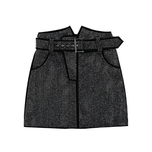 Falda Cinturón de Cuero Gamuza Diamante - Sheepskin Premium - Image 2