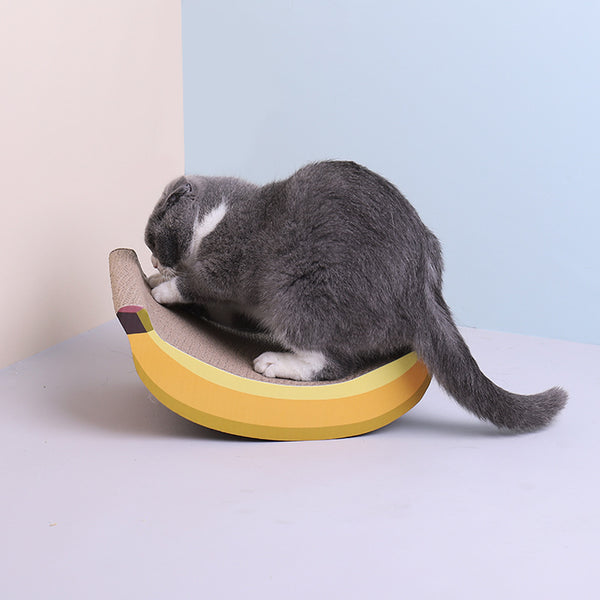 Rascador Corrugado para Gatos con Diseño Adorable - Afilador de Garras
