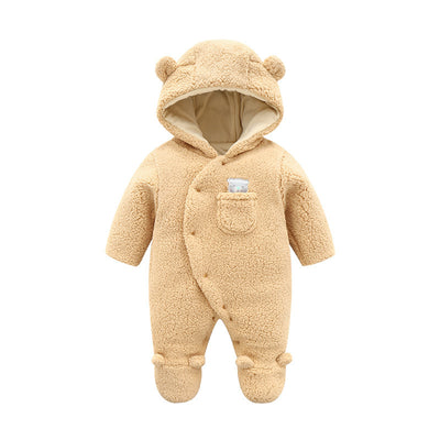 Pijama Térmico de Algodón para Bebé Recién Nacido - Enterizo Acolchado - Image 11