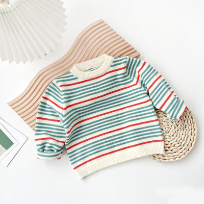 Suéter Rayado Tejido para Niños y Niñas - Image 7