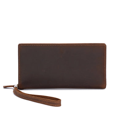 Billetera Larga de Cuero Genuino con Múltiples Compartimentos para Tarjetas - Image 5