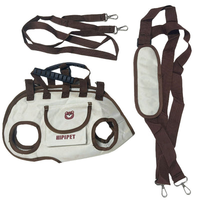 Set de 3 Mochilas de Tracción para Mascotas - Diseño Transpirable y Portátil con Arnés y Correa - Image 5