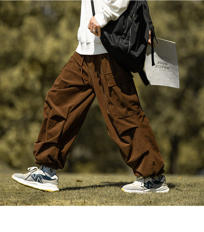 Pantalones de Pana Anchos Casuales para Otoño e Invierno - Image 29