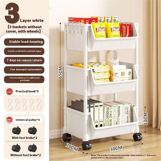Estantería Móvil Multiusos con Ruedas - Image 4
