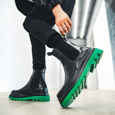 Botas Martin Retro Británicas para Hombre - Estilo Clásico Mid-tube - Image 12