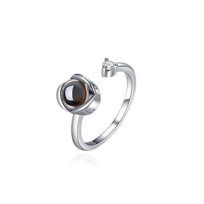 Anillos de Pareja con Proyección Personalizada para Él y Ella - Image 3