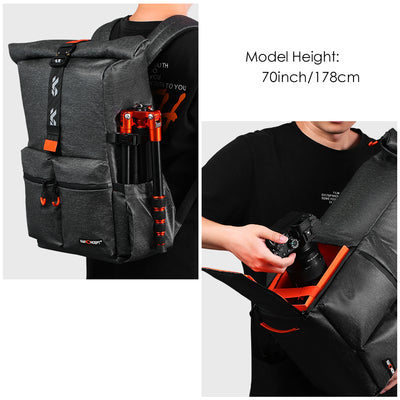 Mochila Multifuncional para Cámara Digital con Compartimentos Inteligentes - Image 5