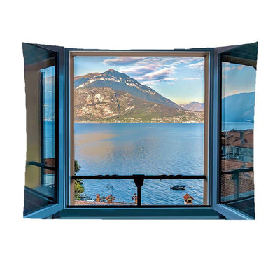 Tela de Fondo con Ventana Falsa y Paisaje 3D - Image 7