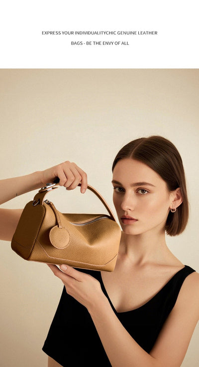 Bolso Crossbody de Cuero Genuino para Mujer - Portátil y Elegante - Image 19