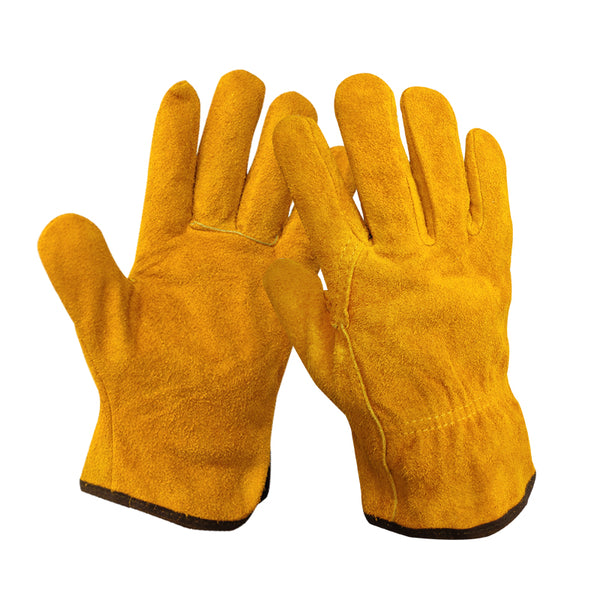 Guantes de Soldadura de Cuero Resistentes al Calor Extremo