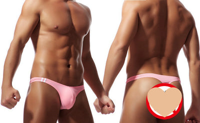 Tanga de Tiro Bajo para Hombre - Seda de Hielo Transparente y Sexy - Image 8