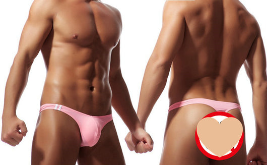 Tanga de Tiro Bajo para Hombre - Seda de Hielo Transparente y Sexy - Image 8