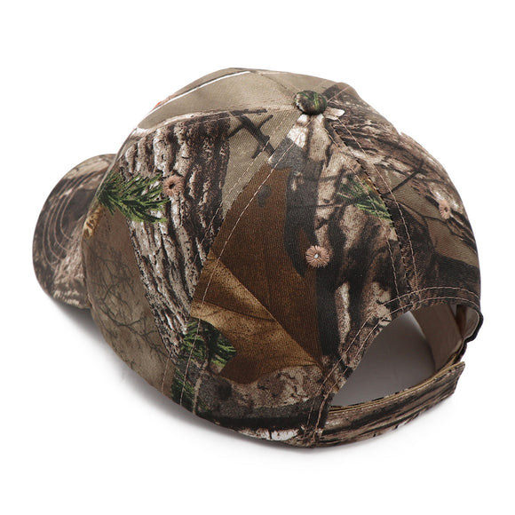 Gorra de Béisbol Camuflaje con Bordado de Alce para Cazadores