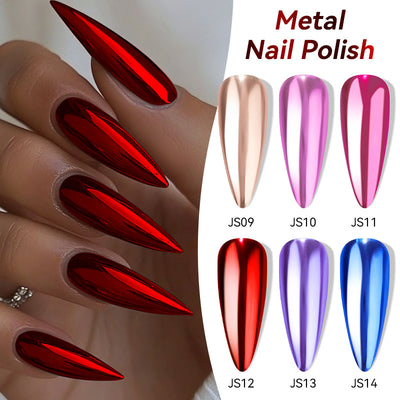 Esmalte de Uñas Espejo Metalizado Secado Rápido sin Horno - Image 45
