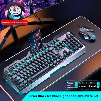Teclado Mecánico Gaming con Perilla de Control Ergonómica - Image 27