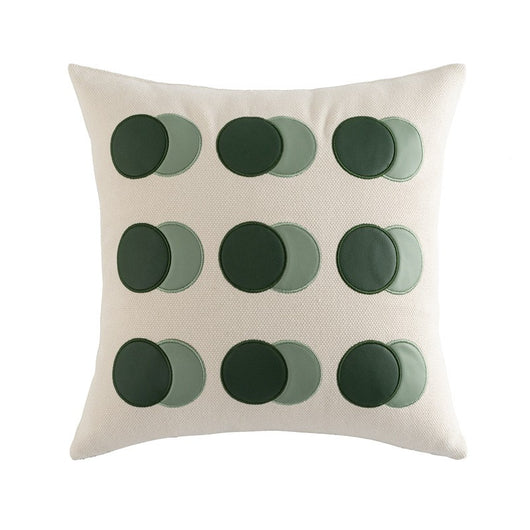 Funda de Almohada de Cuero PU con Diseño Geométrico y Tela Tecnológica - Image 19