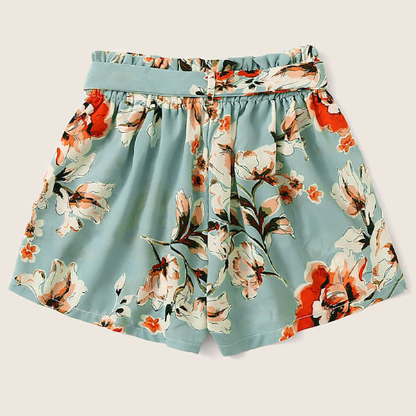 Shorts de Playa para Mujer con Estampado y Secado Rápido