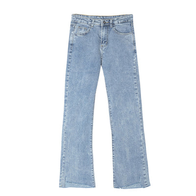 Jeans Acampanados de Celebridad para Mujer - Pantalones Vaqueros Pierna Ancha Tendencia - Image 4