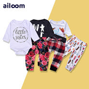 Set de 4 Piezas Enterizo para Bebé Niña - Diseño Europeo Moderno - Image 10