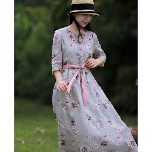 Vestido Ramio Premium con Cordones - Diseño Literario Ajustado para Mujer - Image 7