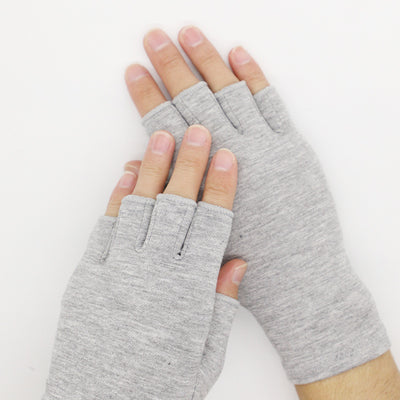 Guantes de Cuidado Preventivo en Fibra de Carbón de Bambú Gris Claro